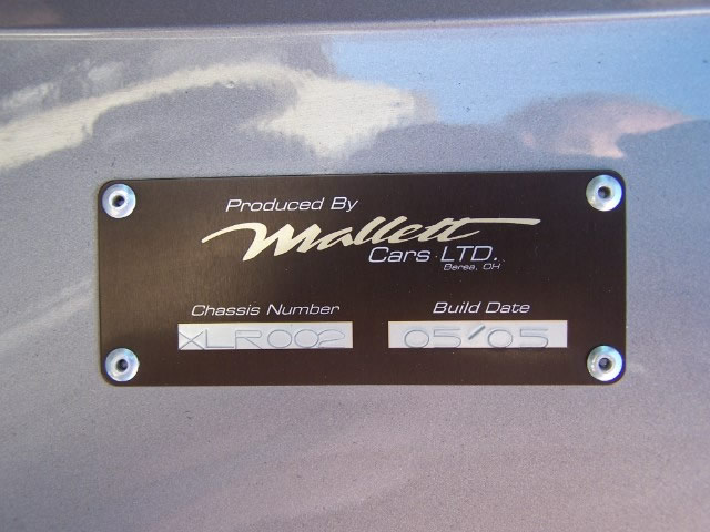 2004 Cadillac XLR - Serial Number 2215 - Mallett #2 of 2