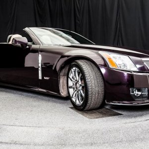 2009 Cadillac XLR-V - Black Cherry Metallic