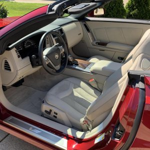 2006 Cadillac XLR-V in Infrared with Shale Ebony Interior
