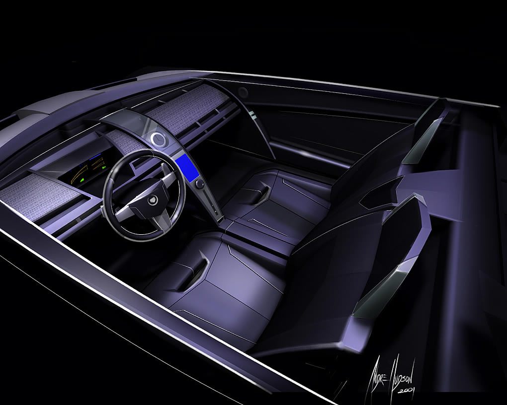 2002 Cadillac Cien Concept Interior