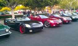 XLR lineup at cars and coffee 9-2014.jpg